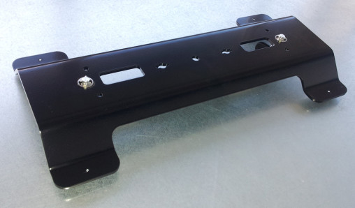 Bodenplatte zu SGM P-5, Metall, 4-beinig, pulverbeschichtet schwarz